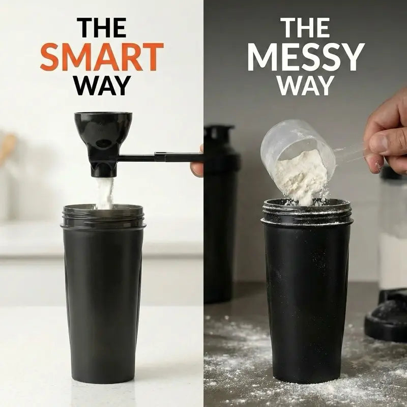Spill-Proof Funnell scoop