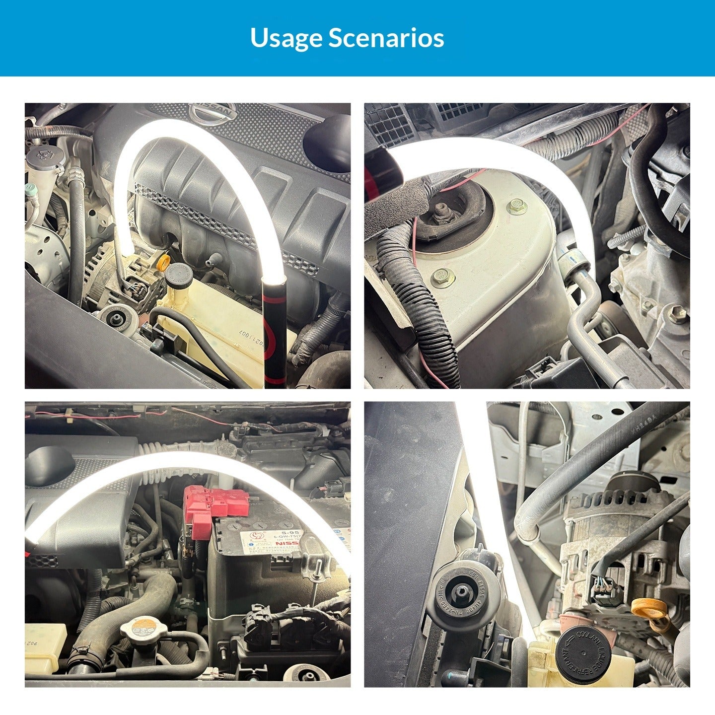 Flexible 27-Inch LED Work Light with 3 Modes