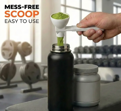 Spill-Proof Funnell scoop