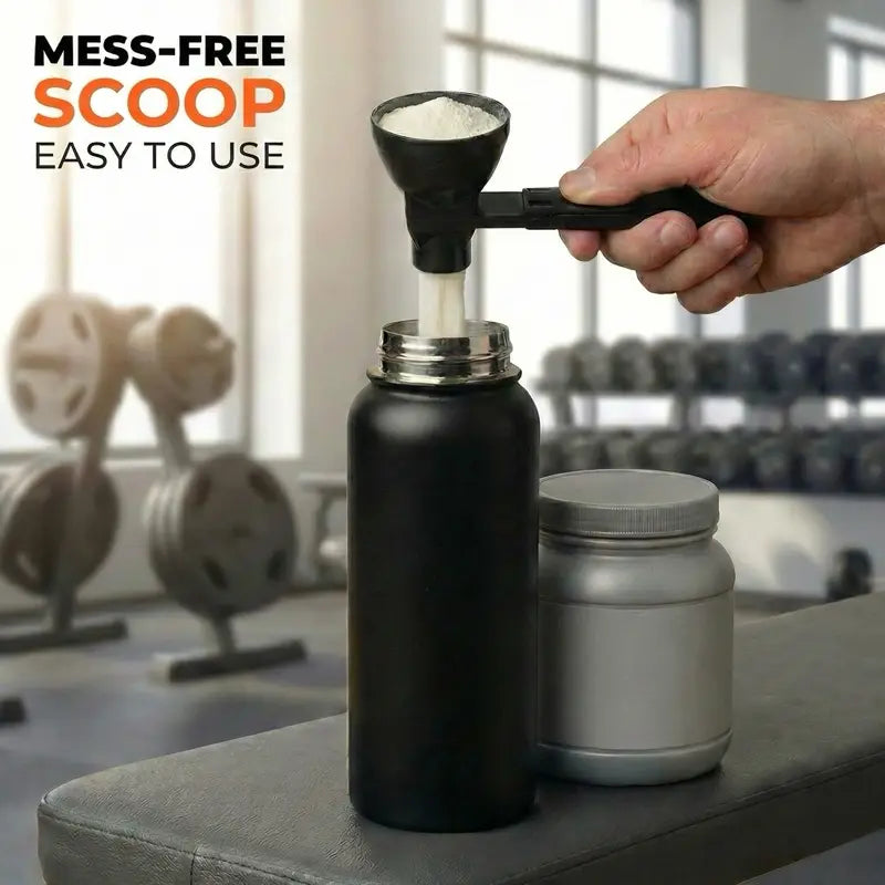 Spill-Proof Funnell scoop